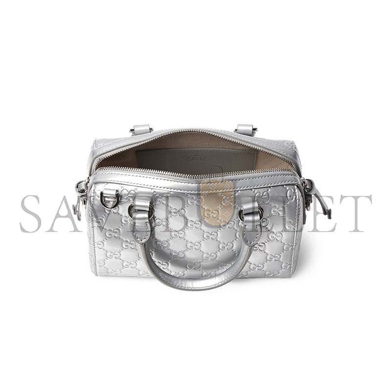 GUCCI GG EMBLEM SMALL BOSTON BAG 848889 (20.5*14*11.5cm)